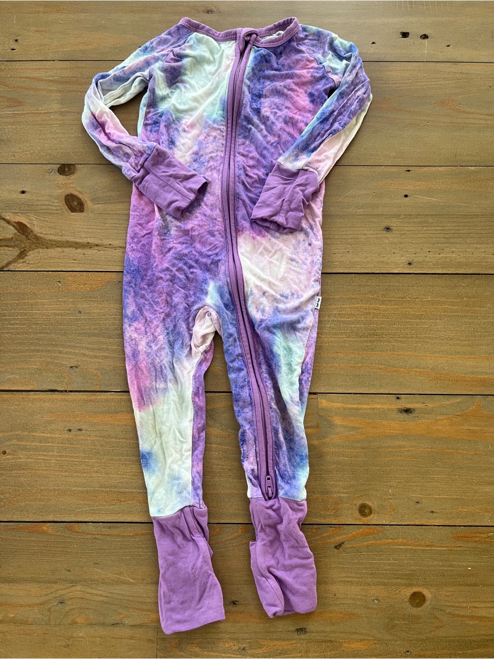 Little Sleepies Tie-Die Bamboo Zippy - 6-12 Months